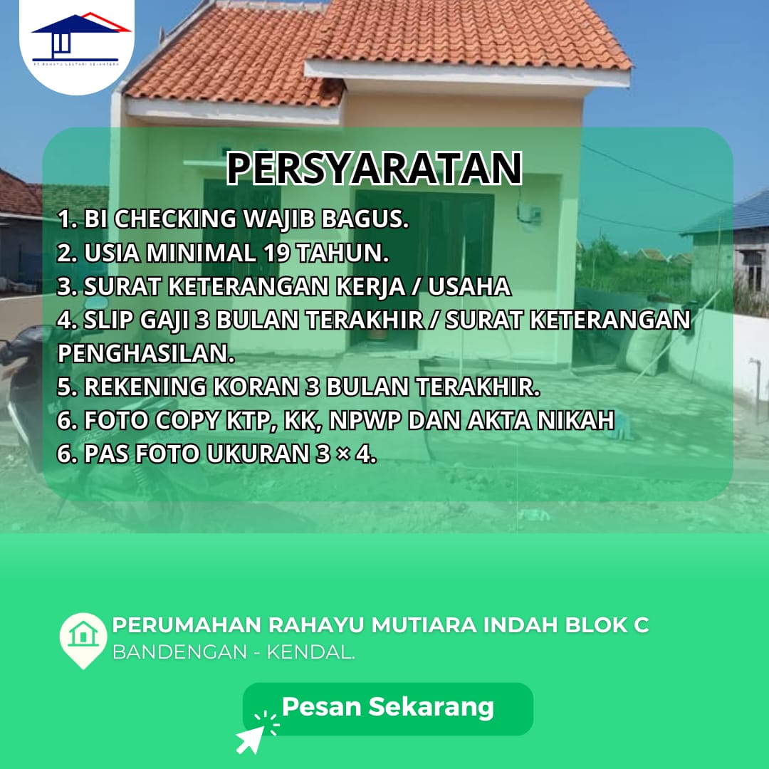 Brosur perumahan terbaru Mei 2025
